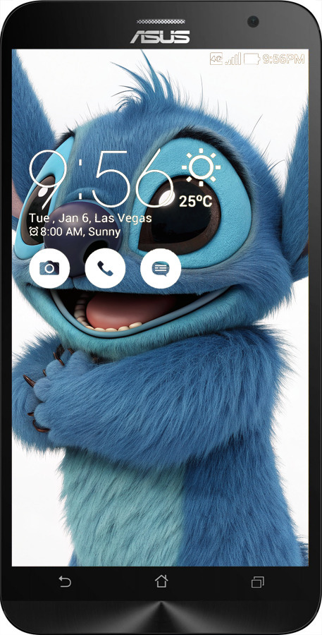 Силиконовый чехол Стич 1 для Asus Zenfone 2 ZE551ML - 6686u-122 изображение 