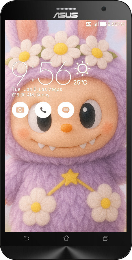 Силиконовый чехол Лабубу 1 для Asus Zenfone 2 ZE551ML - 6709u-122 изображение 