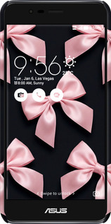 3D пластиковый матовый чехол Coquette Ribbons Dark Coquette для Asus Zenfone 3 Max ZC520TL - 6767m-442 изображение 