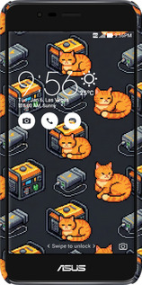 3D пластиковый матовый чехол Autonomous Zone для Asus Zenfone 3 Max ZC520TL - 6771m-442 изображение 