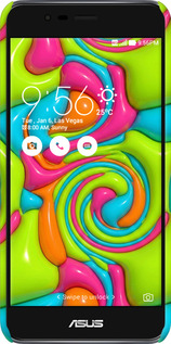 3D пластиковый матовый чехол Y2K Jelly Dream для Asus Zenfone 3 Max ZC520TL - 6780m-442 изображение 