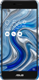 3D пластиковий матовий чехол Liquid Chrome для Asus Zenfone 3 Max ZC520TL - 6781m-442 изображение 