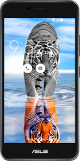 Силиконовый чехол Тигр для Asus Zenfone 3 Max ZC520TL - 6016u-442 изображение 