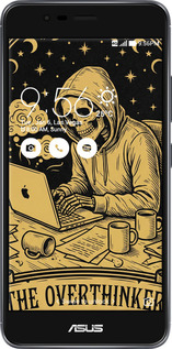 Силиконовый чехол The Overthinker для Asus Zenfone 3 Max ZC520TL - 6774u-442 изображение 