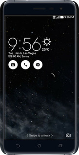 3D пластиковый матовый чехол Ночное небо для Asus Zenfone 3 ZE520KL - 6451m-449 изображение 