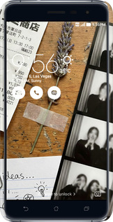 3D пластиковий матовий чехол Aesthetic Scrapbook Collage для Asus Zenfone 3 ZE520KL - 6773m-449 изображение 