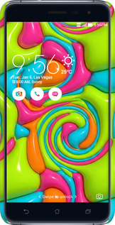 3D пластиковый матовый чехол Y2K Jelly Dream для Asus Zenfone 3 ZE520KL - 6780m-449 изображение 