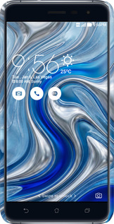 3D пластиковый матовый чехол Liquid Chrome для Asus Zenfone 3 ZE520KL - 6781m-449 изображение 