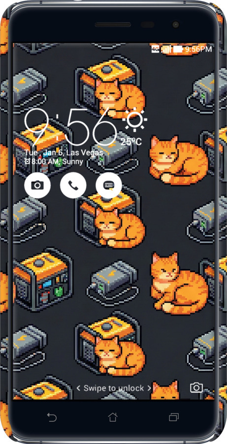 3D пластиковий матовий чехол Autonomous Zone для Asus Zenfone 3 ZE520KL - 6771m-449 изображение 