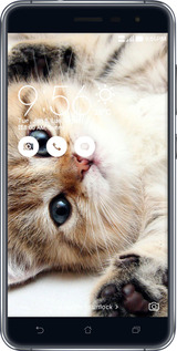 Силіконовий чехол Котик для Asus Zenfone 3 ZE520KL - 6024u-449 изображение 