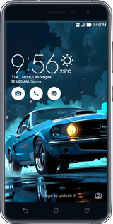 Силіконовий чехол Форд мустанг для Asus Zenfone 3 ZE520KL - 6374u-449 изображение 