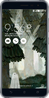 Силиконовый чехол С изображением соснового леса и привидения для Asus Zenfone 3 ZE520KL - 6420u-449 изображение 