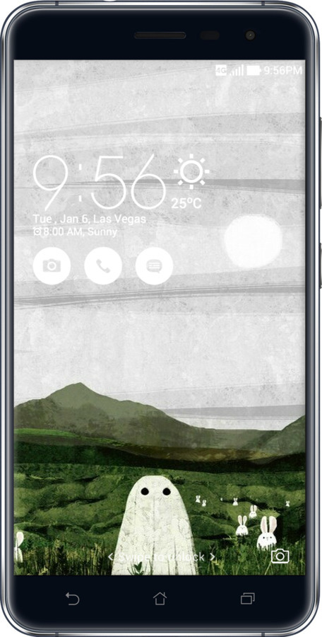 Силиконовый чехол Привидение для Asus Zenfone 3 ZE520KL - 6492u-449 изображение 