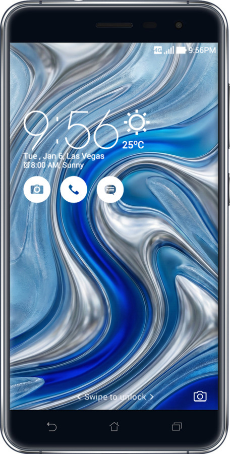 Силиконовый чехол Liquid Chrome для Asus Zenfone 3 ZE520KL - 6781u-449 изображение 