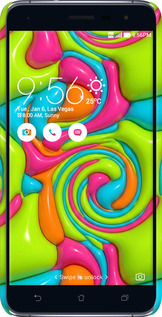 3D пластиковый матовый чехол Y2K Jelly Dream для Asus Zenfone 3 ZE552KL - 6780m-448 изображение 