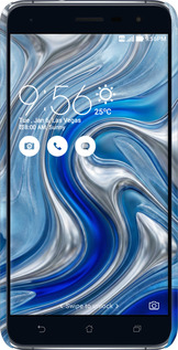 3D пластиковий матовий чехол Liquid Chrome для Asus Zenfone 3 ZE552KL - 6781m-448 изображение 