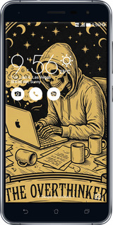 Силиконовый чехол The Overthinker для Asus Zenfone 3 ZE552KL - 6774u-448 изображение 