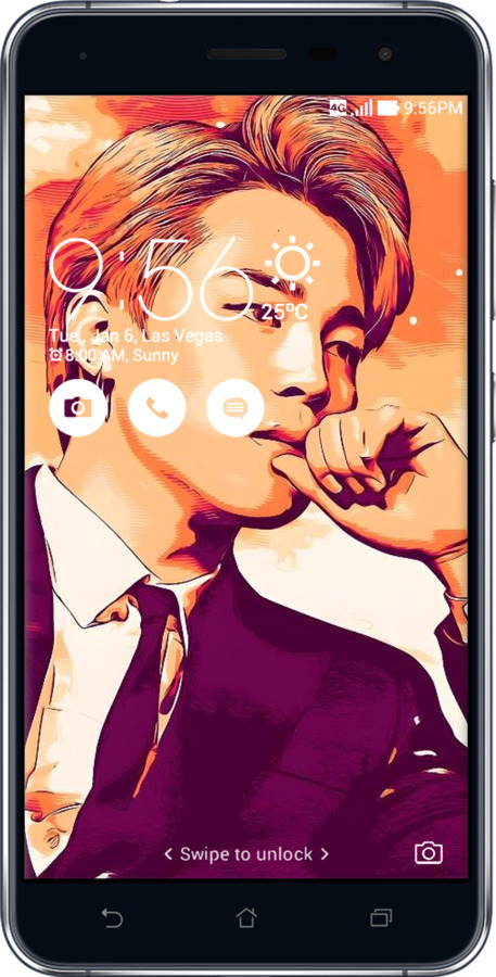 Силіконовий чехол Чимин для Asus Zenfone 3 ZE552KL - 6373u-448 изображение 
