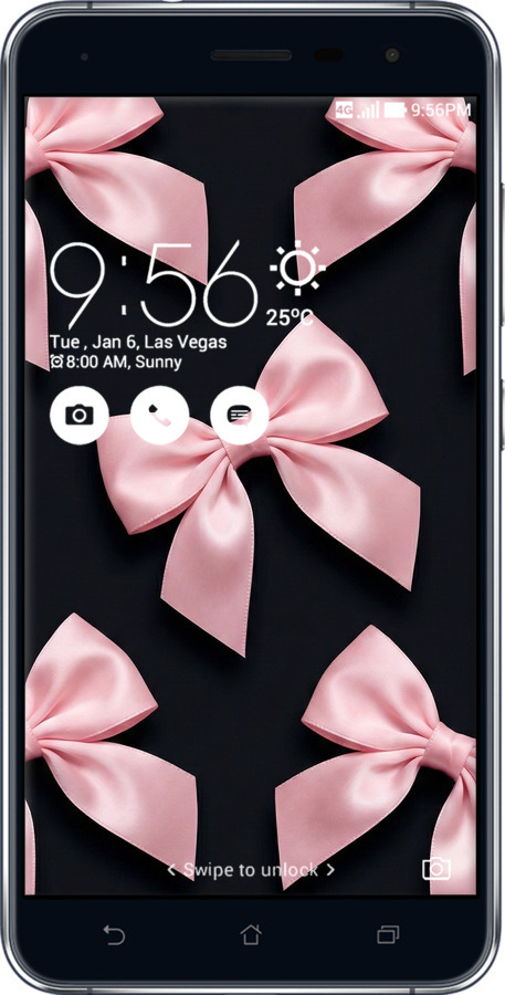 Силіконовий чехол Coquette Ribbons Dark Coquette для Asus Zenfone 3 ZE552KL - 6767u-448 изображение 