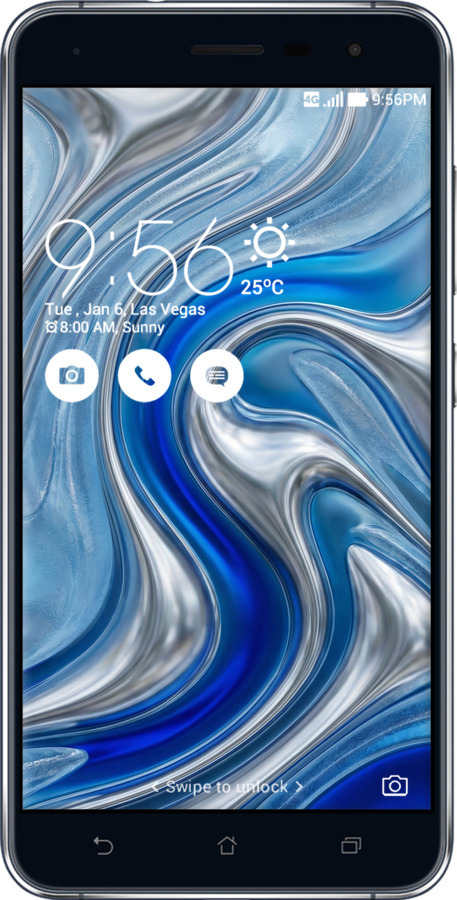 Силиконовый чехол Liquid Chrome для Asus Zenfone 3 ZE552KL - 6781u-448 изображение 