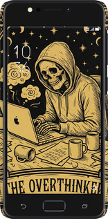 3D пластиковый матовый чехол The Overthinker для Asus ZenFone 4 Max ZC520KL - 6774m-1242 изображение 