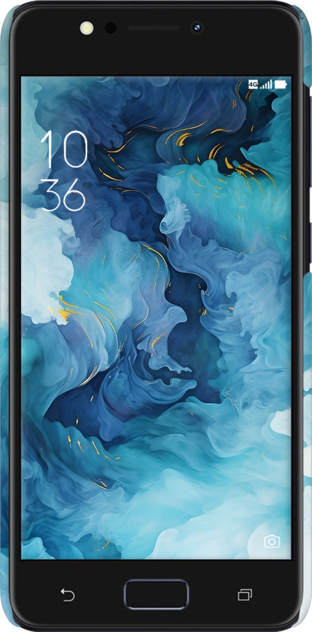 3D пластиковий матовий чехол Акварель для Asus ZenFone 4 Max ZC520KL - 6320m-1242 изображение 