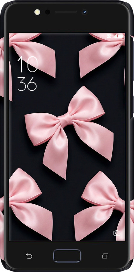 3D пластиковий матовий чехол Coquette Ribbons Dark Coquette для Asus ZenFone 4 Max ZC520KL - 6767m-1242 изображение 