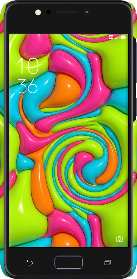 3D пластиковий матовий чехол Y2K Jelly Dream для Asus ZenFone 4 Max ZC520KL - 6780m-1242 изображение 