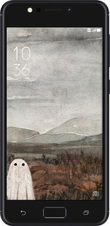 Силиконовый чехол Одинокий призрак на фоне гор для Asus ZenFone 4 Max ZC520KL - 6486u-1242 изображение 