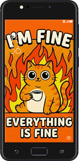 Силиконовый чехол Funny Cat для Asus ZenFone 4 Max ZC520KL - 6786u-1242 изображение 