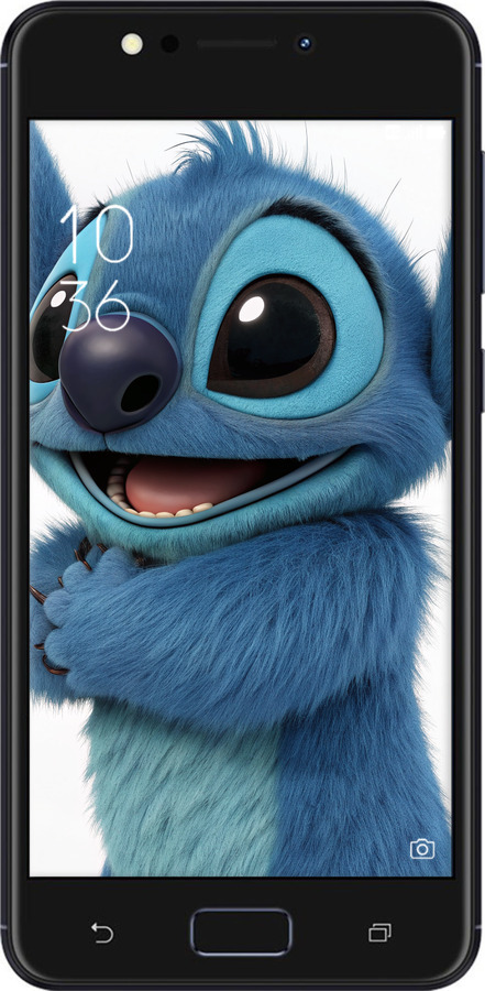 Силиконовый чехол Стич 1 для Asus ZenFone 4 Max ZC520KL - 6686u-1242 изображение 