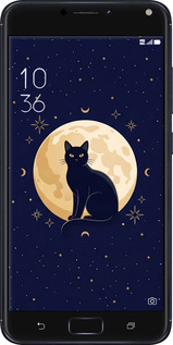 Силіконовий чехол Cute Cat Celestial/Witchy для Asus ZenFone 4 Max ZC554KL - 6787u-1035 изображение 