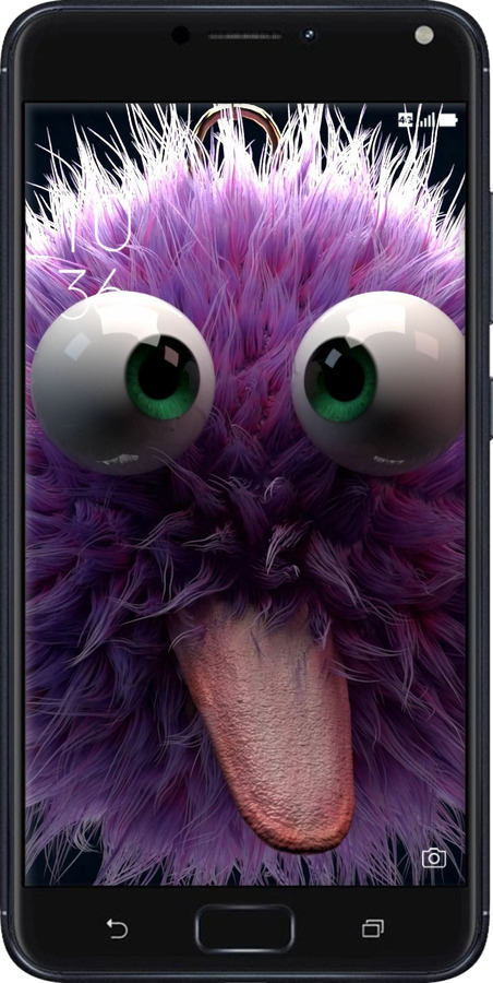 Силиконовый чехол Пушистик для Asus ZenFone 4 Max ZC554KL - 6017u-1035 изображение 