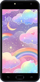 Силіконовий чехол Хмари та веселка для Asus ZENFONE 4 SELFIE / ZD553KL - 6312u-1241 изображение 