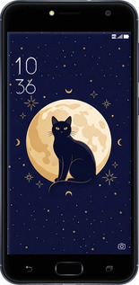 Силіконовий чехол Cute Cat Celestial/Witchy для Asus ZENFONE 4 SELFIE / ZD553KL - 6787u-1241 изображение 