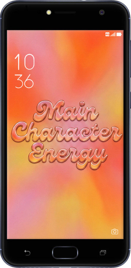 Силиконовый чехол Aura Gradient Main Character Energy Aesthetic Y2K для Asus ZENFONE 4 SELFIE / ZD553KL - 6783u-1241 изображение 