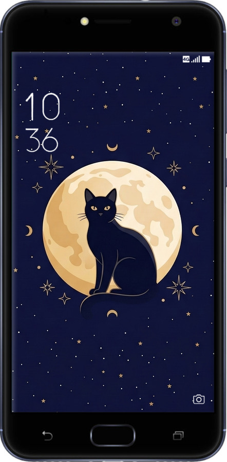 Силіконовий чехол Cute Cat Celestial/Witchy для Asus ZENFONE 4 SELFIE / ZD553KL - 6787u-1241 изображение 