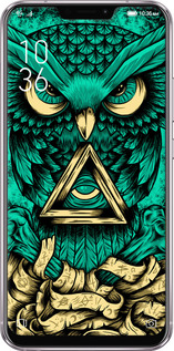 Силіконовий чехол Сова Арт-тату для Asus Zenfone 5 ZE620KL - 3971u-1554 изображение 