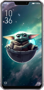 Силиконовый чехол Малышь йода для Asus Zenfone 5 ZE620KL - 6294u-1554 изображение 