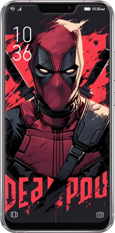 Силіконовий чехол Дедпул для Asus Zenfone 5 ZE620KL - 6293u-1554 изображение 