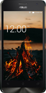 3D пластиковий глянцевий чехол Вогонь для Asus Zenfone 5 - 6021c-81 изображение 