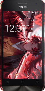 3D пластиковий глянцевий чехол Аниме воин для Asus Zenfone 5 - 6281c-81 изображение 