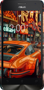 3D пластиковий глянцевий чехол Порше для Asus Zenfone 5 - 6334c-81 изображение 
