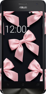 3D пластиковый глянцевый чехол Coquette Ribbons Dark Coquette для Asus Zenfone 5 - 6767c-81 изображение 