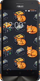 3D пластиковый глянцевый чехол Autonomous Zone для Asus Zenfone 5 - 6771c-81 изображение 
