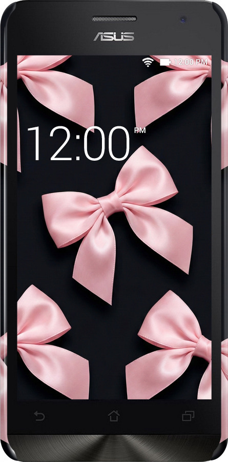 3D пластиковый глянцевый чехол Coquette Ribbons Dark Coquette для Asus Zenfone 5 - 6767c-81 изображение 