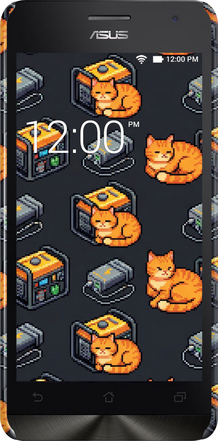 3D пластиковый глянцевый чехол Autonomous Zone для Asus Zenfone 5 - 6771c-81 изображение 