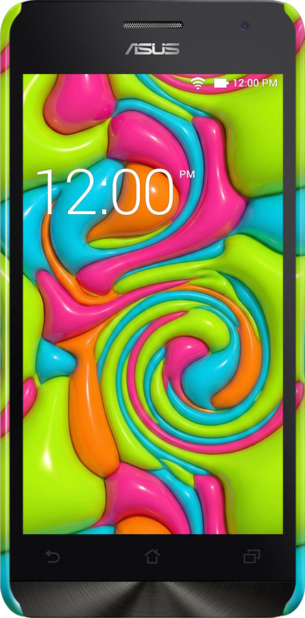 3D пластиковый глянцевый чехол Y2K Jelly Dream для Asus Zenfone 5 - 6780c-81 изображение 