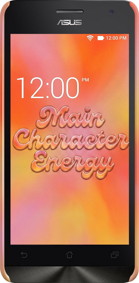 3D пластиковый глянцевый чехол Aura Gradient Main Character Energy Aesthetic Y2K для Asus Zenfone 5 - 6783c-81 изображение 