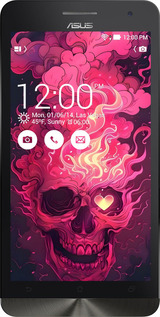 Силиконовый чехол Череп арт для Asus ZenFone 6 A600CG - 6385u-143 изображение 